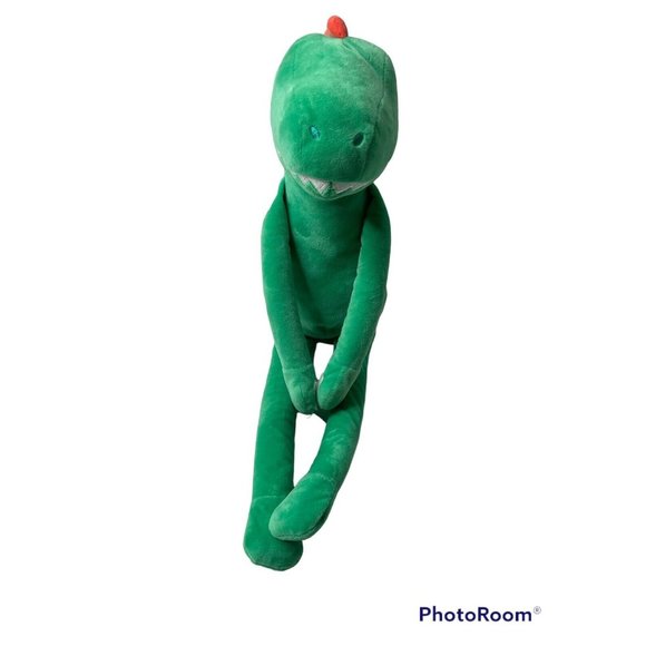 Pillowfort Other - Pillowfort Plush Hanging Green Dinosaur W/Hook & Loop Hands Stuffed Animal
